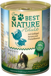  Best Nature 12x400g Best Nature Cat Adult Szárnyas & nyúl nedves macskatáp