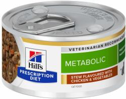 Hill's Prescription Diet 24x82 g Hill's Prescription Diet Metabolic Ragout csirke nedves macskatáp