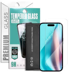 PREMIUM teljes kijelzős üvegfólia, ütésálló védőfólia Samsung A245, A246 Galaxy A24 4G és 5G, átlátszó (2, 5D, 0.3mm)