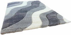 Budapest Carpet Belinda Art Shaggy Szőnyeg 9362 Grey (Szürke) 160x230cm (9362_grey_160x230)