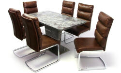  Spark asztal Rob székkel - 6 személyes étkezőgarnitúra