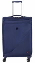 DELSEY New Destination Puhafedeles négykerekű bőrönd - Tengerészkék (002004810-02)