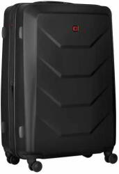 Wenger Prymo Large Keményfedeles négykerekű bőrönd - Fekete (612538)