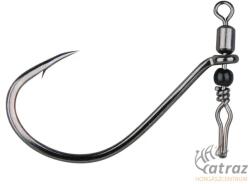 Gamakatsu Drop Shot Horog Forgóval Méret: 3/0 - Gamakatsu Swivel Shot Black (185068-300)