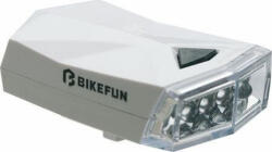 BikeFun Square elemes első lámpa, 4 LED, fehér
