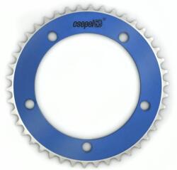 Csepel single speed első lánckerék 42T, 130 mm, 1s (1/8"), alumínium, kék - bikepro - 3 800 Ft