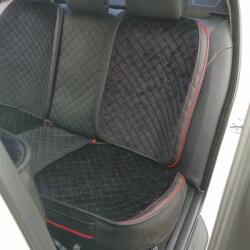  Set huse scaune fata+spate super soft Cod: ART210FS - Negru cusaturaNeagra Automotive TrustedCars