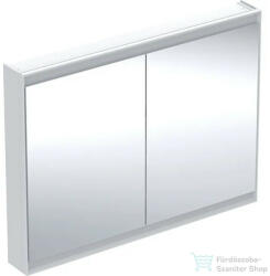 Geberit ONE 120x90 cm-es kétajtós tükrös szekrény ComfortLight-tal, fehér/porszórt alumínium 505.815. 00.2 (505815002)