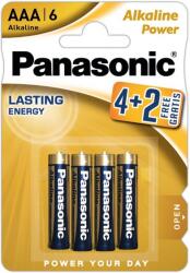 Panasonic Baterii AAA R3, blister 4 + 2 Buc. Panasonic Bronze (A0115307) Baterii de unica folosinta