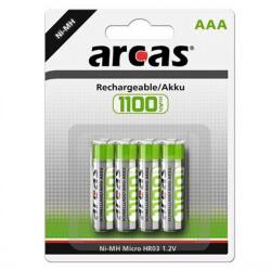 ARCAS Acumulatori 1100mAh Preincarcati 1.2V Ni-MH AAA R3 B4 (A0115159)