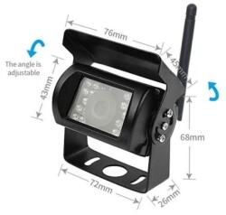  Camera marsarier wireless 12V-24V / monitor 7 inch Cod: CHS-1010 Automotive TrustedCars