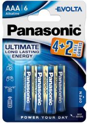 Panasonic Baterii AAA R3, blister 4 + 2 Buc. Panasonic Evolta (A0115309)