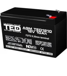 TED Electric Acumulator 12V 10Ah F2, AGM VRLA, TED Electric TED002730 (BA086251)