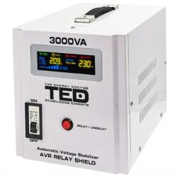 TED Electric Stabilizator tensiune 3000VA 1.8KW AVR cu LCD, TED (DZ082823)