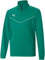 PUMA Gyerek funkcionális félcipzáras pulcsi Puma JR TEAMRISE 1/4 ZIP TOP zöld 657395-05 - 140 cm