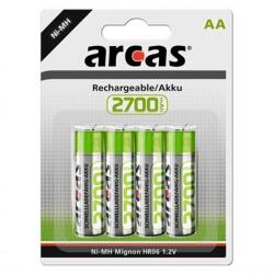 ARCAS Acumulatori 2700mAh Preincarcati 1.2V Ni-MH AA R6 B4 (A0115157)