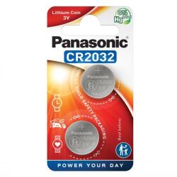 Panasonic Baterii litiu 3V CR2032 220mAh, 2 Buc. Panasonic (A0115327) Baterii de unica folosinta