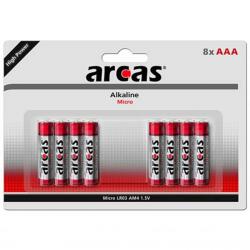 ARCAS Baterii AAA R3, blister 4 + 4 Buc. Arcas (A0115163)