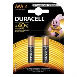 Duracell Baterii AAA R3, blister 2 Buc. Duracell (A0115133) Baterii de unica folosinta