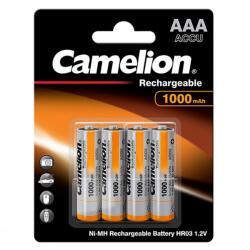 Camelion Acumulatori 1000mAh Preincarcati 1.2V Ni-MH AAA R3 B4 (A0115180) Baterii de unica folosinta