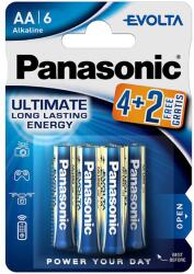 Panasonic Baterii AA R6, blister 4 + 2 Buc. Panasonic Evolta (A0115295)