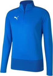 PUMA Férfi funkcionális félcipzáras pulcsi Puma TEAMGOAL 23 TRAINING 1/4 ZIP kék 656476-02 - S