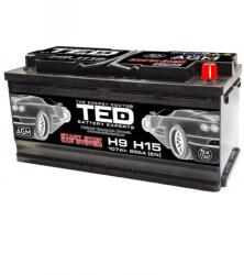 TED Electric Baterie Auto 12V cu Start Stop 107Ah, Pornire 955A Ted Electric TED003843 (A0112688)
