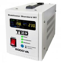 TED Electric Stabilizator tensiune 2000VA 1.2KW AVR cu LCD, TED (DZ081444)