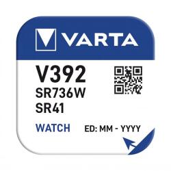 VARTA Baterie ceas oxid argint 392 SR41W 1 Buc. Varta (BA084942) Baterii de unica folosinta