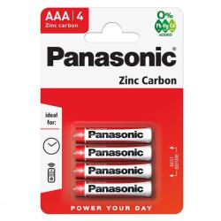 Panasonic Baterii AAA R3, blister 4 Buc. Panasonic Zinc (A0115336)