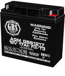 GBS Acumulator 12V 17Ah F3, AGM VRLA, GBS (A0058604)