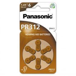 Panasonic Baterii aparat auditiv Zinc-Aer 312 PR41, 6 Buc. Panasonic (A0115341)
