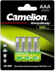 Camelion Acumulatori 600mAh Preincarcati 1.2V Ni-MH AAA R3 B4 Solar (A0115175) Baterii de unica folosinta