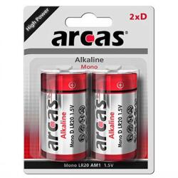 ARCAS Baterii D R20, blister 2 Buc. Arcas (A0115165)