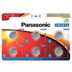 Panasonic Baterii litiu 3V CR2016 90mAh, 6 Buc. Panasonic (A0115323) Baterii de unica folosinta
