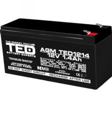 TED Electric Acumulator 12V 1.4Ah F1, AGM VRLA, TED Electric TED002716 (AC.TD.12V.BK1.2.2.0001)