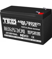 TED Electric Acumulator 12V 7.1Ah F2, AGM VRLA, TED Electric TED003225 (A0060539)