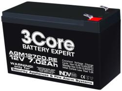 3Core Acumulator 12V 7.02Ah F1, AGM VRLA, 3Core (A0113404) Baterii de unica folosinta