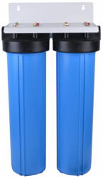 BigBlue Double központi víztisztító szűrőbetétekkel 20″ (20-BB-DC-FX)