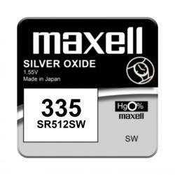 Maxell Baterii ceas oxid argint 335 SR512SW, 1 Buc. Maxell (A0058790) Baterii de unica folosinta