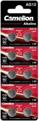 Camelion Baterii ceas alcaline AG12 186, 10 Buc. Camelion (A0115201) Baterii de unica folosinta