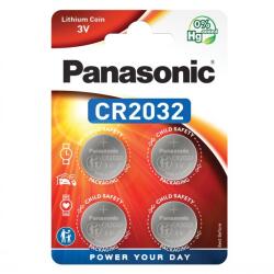 Panasonic Baterii litiu 3V CR2032 220mAh, 4 Buc. Panasonic (A0115328)