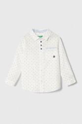 United Colors of Benetton gyerek ing pamutból fehér - fehér 110 - answear - 10 990 Ft