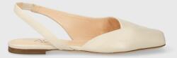 AGL bőr balerina cipő Rina Sling B bézs, nyitott sarokkal, D550002PCSOFTY0119 - bézs Női 37