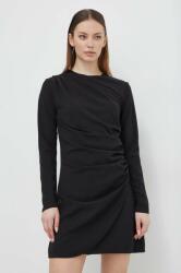 Abercrombie & Fitch ruha fekete, mini, egyenes - fekete L - answear - 24 790 Ft