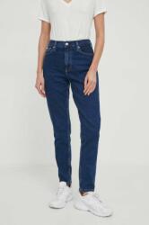 Calvin Klein Jeans farmer női, magas derekú - sötétkék 28/30 - answear - 33 990 Ft