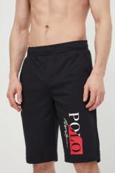 Ralph Lauren rövid pizsama fekete, férfi, nyomott mintás - fekete XL - answear - 22 990 Ft