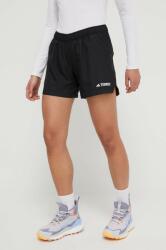 adidas TERREX sport rövidnadrág Multi női, fekete, sima, közepes derékmagasságú, HZ6284 - fekete L