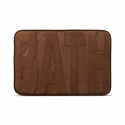 Family Fürdőszobai kilépőszőnyeg - "BATH" - barna - 60 x 40 cm (57156A)