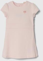 Guess gyerek ruha rózsaszín, mini, harang alakú - rózsaszín 105-112 - answear - 13 990 Ft